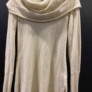 Cashmere Saks Fifth Avenue Sweater Cream XS